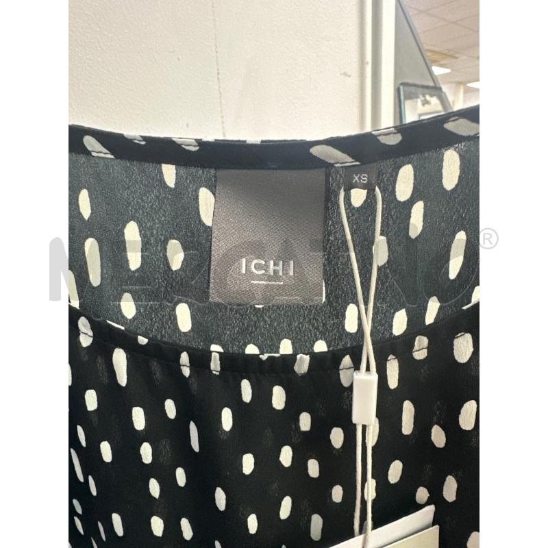 MAGLIA DONNA ICHI NERA POIS BIANCHI LEGGERA | Mercatino dell'Usato Montesilvano 2