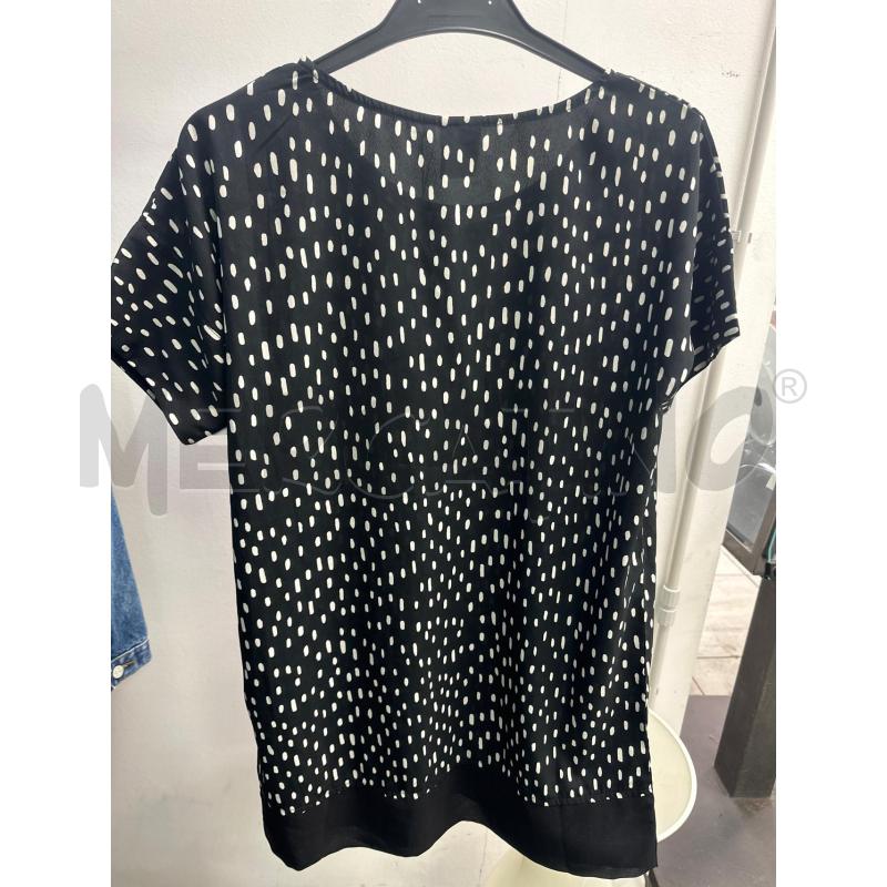 MAGLIA DONNA ICHI NERA POIS BIANCHI LEGGERA | Mercatino dell'Usato Montesilvano 3