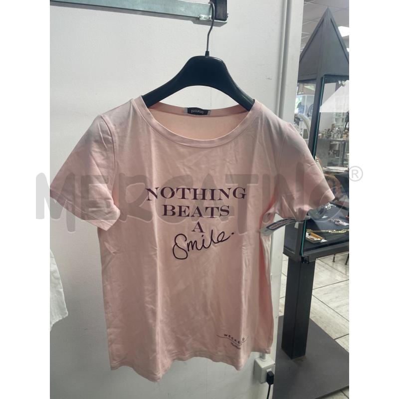 MAGLIA DONNA INTRED ROSA SCRITTE | Mercatino dell'Usato Montesilvano 1