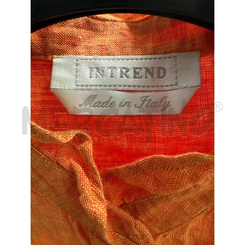 MAGLIA DONNA INTREND LINO ARANCIO MEZZA MANICA | Mercatino dell'Usato Montesilvano 2