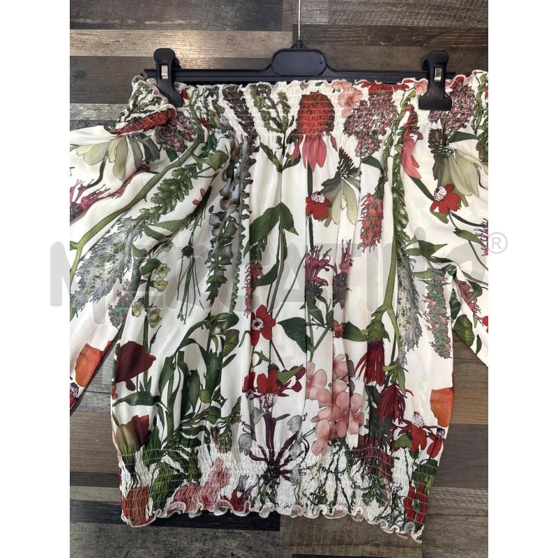 MAGLIA DONNA KANGRA BIANCA FIORATA  | Mercatino dell'Usato Montesilvano 2