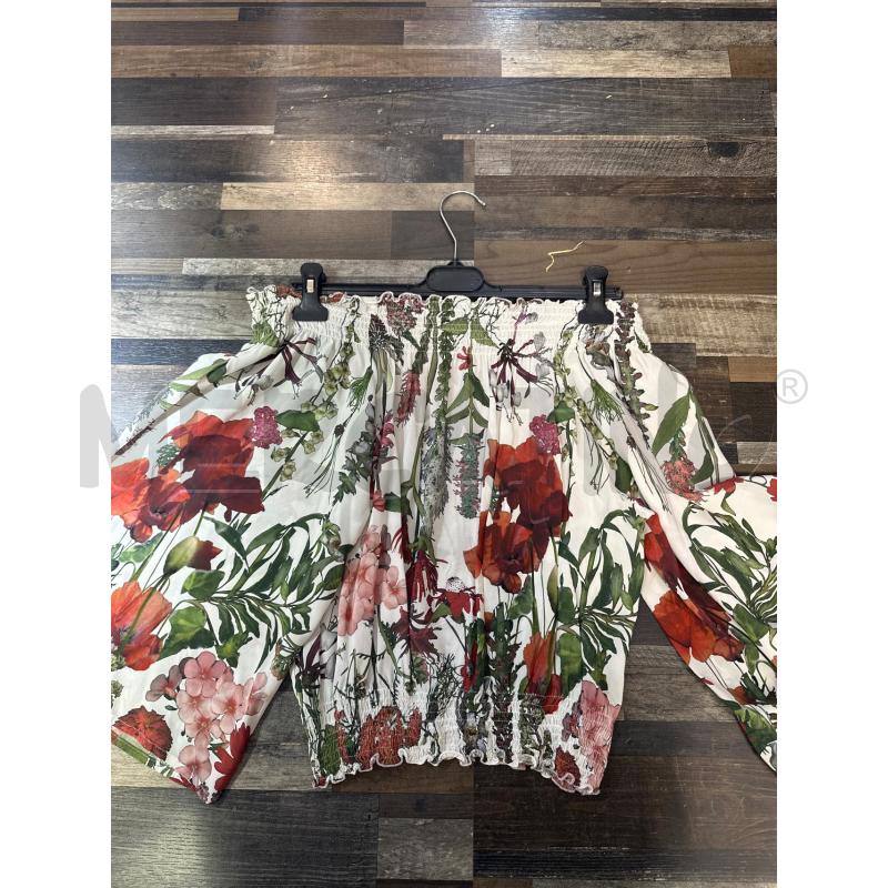 MAGLIA DONNA KANGRA BIANCA FIORATA  | Mercatino dell'Usato Montesilvano 3