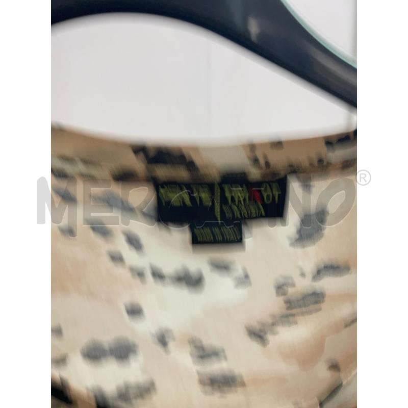 MAGLIA DONNA KRIZIA BEIGE BIANCO TG 21 | Mercatino dell'Usato Montesilvano 2