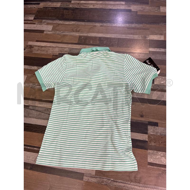 MAGLIA DONNA LACOSTE RIGA VERDE BIANCA TG 2 | Mercatino dell'Usato Montesilvano 3