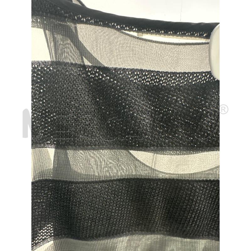 MAGLIA DONNA LES COPAINS CROP VEDO NON VEDO RIGHE | Mercatino dell'Usato Montesilvano 5