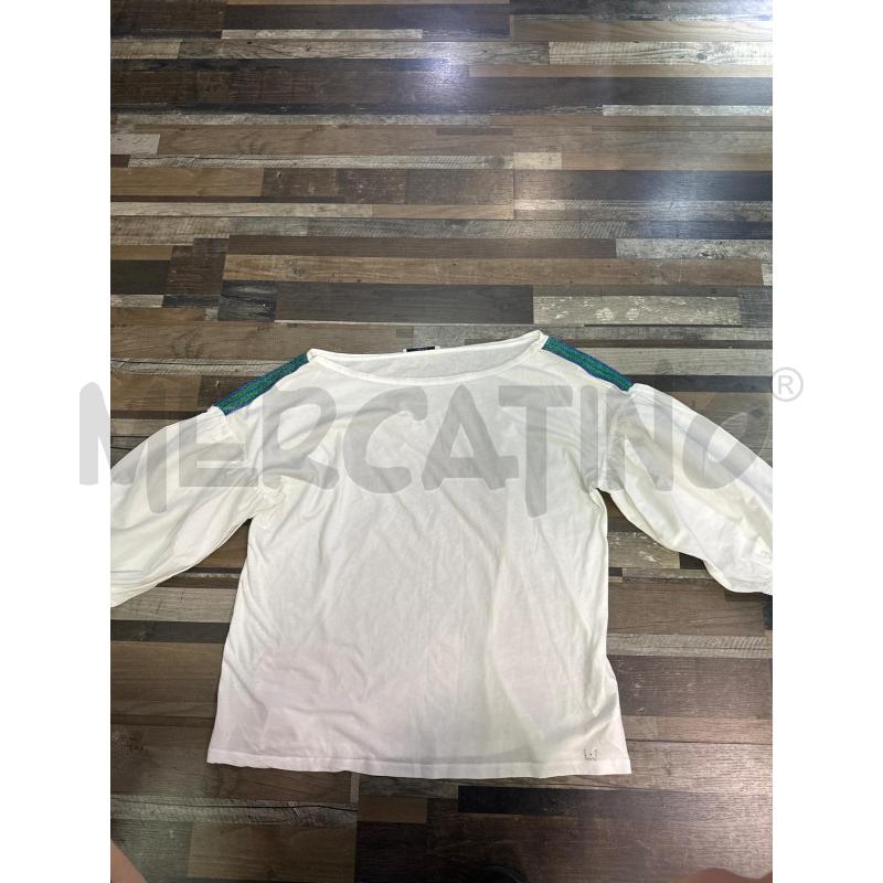 MAGLIA DONNA LIU JO BIANCA VERDE M | Mercatino dell'Usato Montesilvano 1