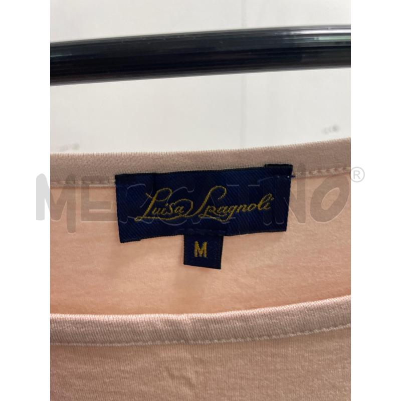 MAGLIA DONNA LUISA SPAGNOLI ROSA NERO FIOCCO STILE VINTAGE | Mercatino dell'Usato Montesilvano 2