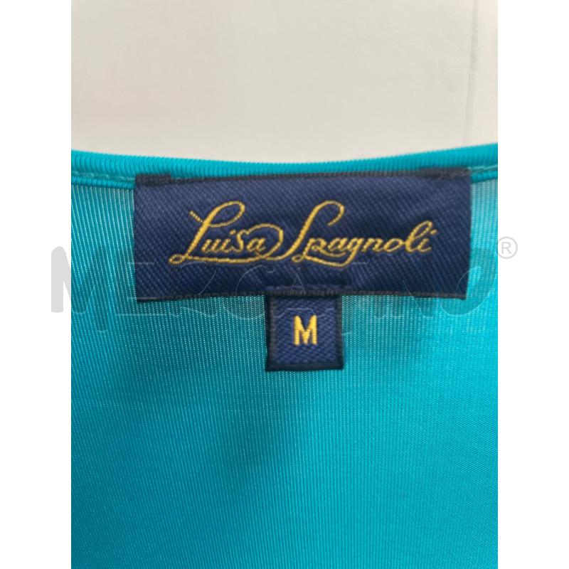 MAGLIA DONNA LUISA SPAGNOLI TURCHESE SERPENTE | Mercatino dell'Usato Montesilvano 2