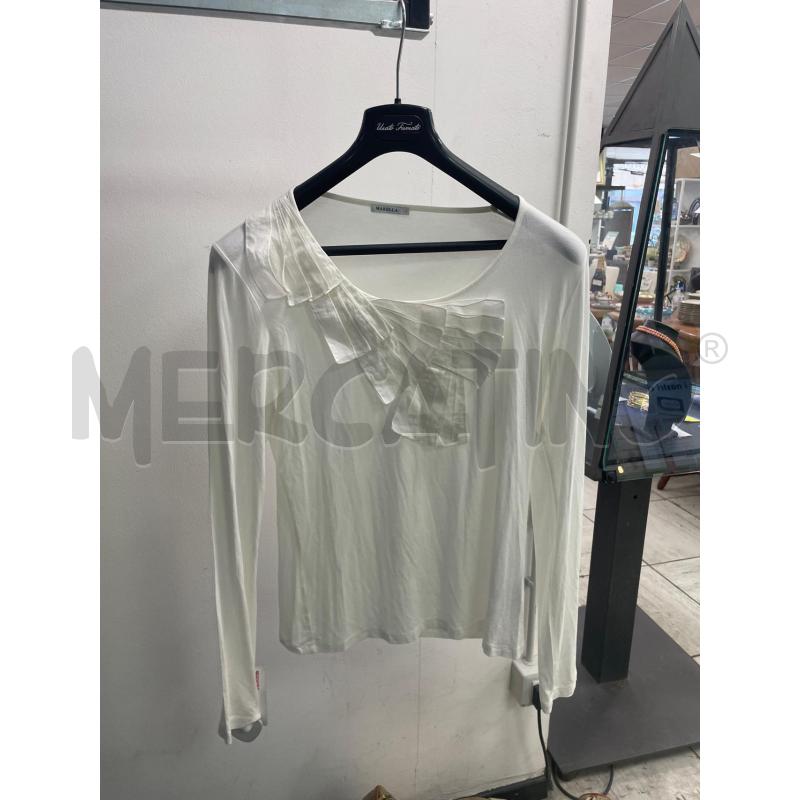 MAGLIA DONNA MARELLA BIANCA TGL | Mercatino dell'Usato Montesilvano 1