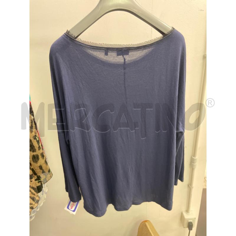 MAGLIA DONNA MARELLA SPORT BLU DETT NERI | Mercatino dell'Usato Montesilvano 3