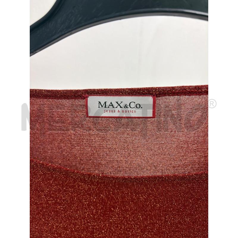 MAGLIA DONNA MAX&CO ROSSO LUREX  | Mercatino dell'Usato Montesilvano 2