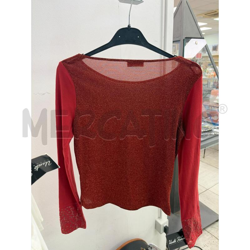 MAGLIA DONNA MAX&CO ROSSO LUREX  | Mercatino dell'Usato Montesilvano 3