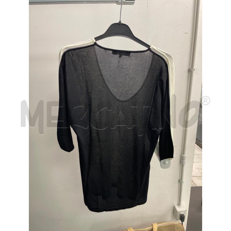 MAGLIA DONNA MAX MARA BIANCA NERA TG L | Mercatino dell'Usato Montesilvano 3