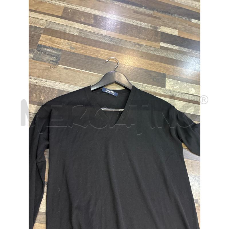 MAGLIA DONNA MAX MARA NERA LUNGA  | Mercatino dell'Usato Montesilvano 2