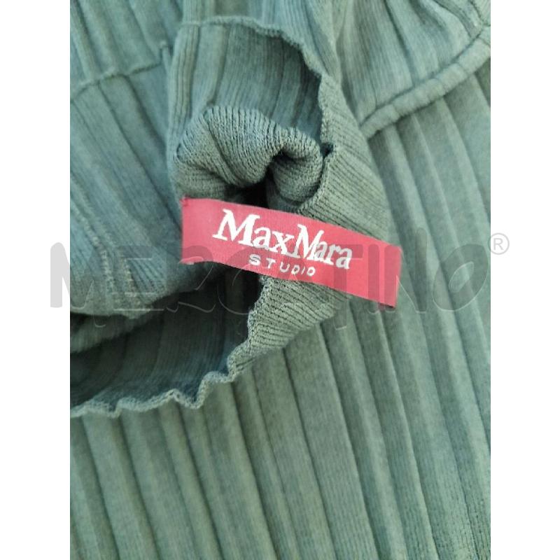 MAGLIA DONNA MAX MARA STUDIO VERDE RIGHINE  | Mercatino dell'Usato Montesilvano 2