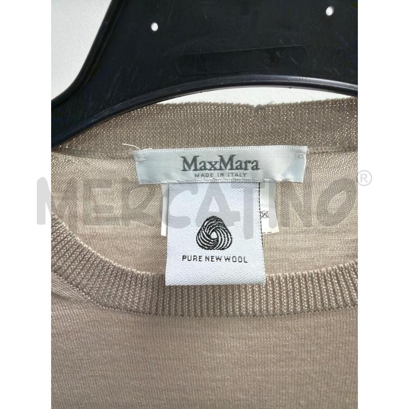 MAGLIA DONNA MAX MARA TORTORA  LANA | Mercatino dell'Usato Montesilvano 2