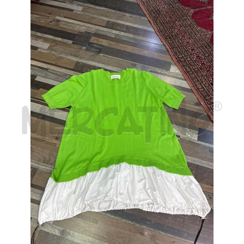 MAGLIA DONNA MEIMEIJ VERDE BIANCA TG 38 | Mercatino dell'Usato Montesilvano 1