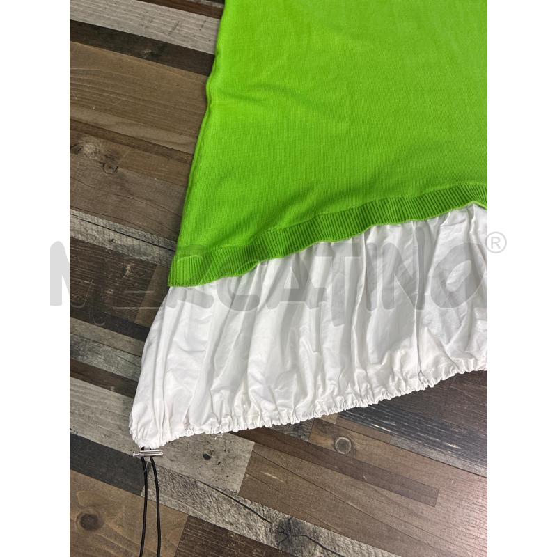 MAGLIA DONNA MEIMEIJ VERDE BIANCA TG 38 | Mercatino dell'Usato Montesilvano 5