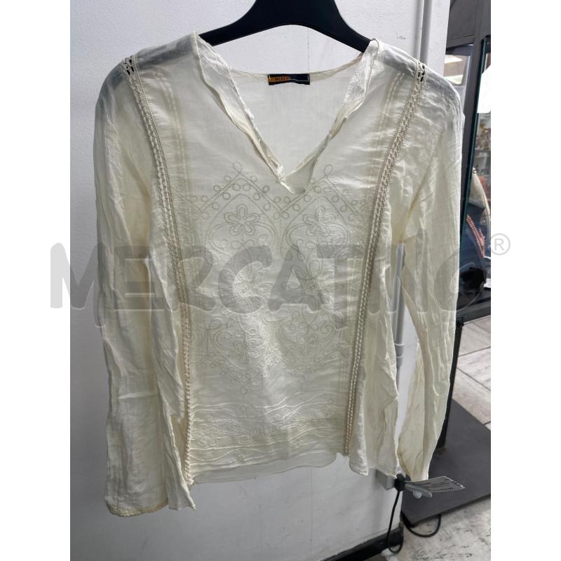 MAGLIA DONNA MIXER PANNA SMARCHIATA  | Mercatino dell'Usato Montesilvano 1