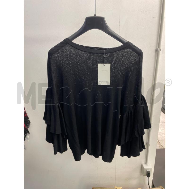 MAGLIA DONNA NERA VOLANT RAGAZZINA | Mercatino dell'Usato Montesilvano 1
