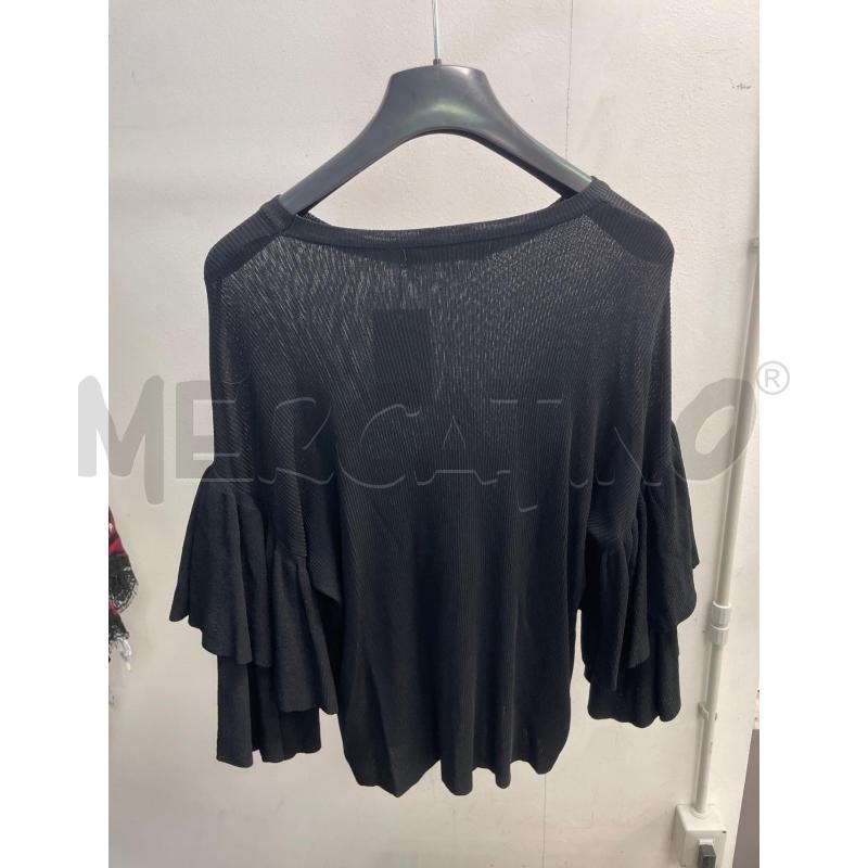 MAGLIA DONNA NERA VOLANT RAGAZZINA | Mercatino dell'Usato Montesilvano 2