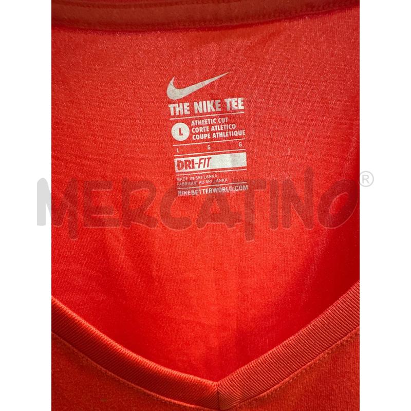 MAGLIA DONNA NIKE ROSSA STAMPA  | Mercatino dell'Usato Montesilvano 2