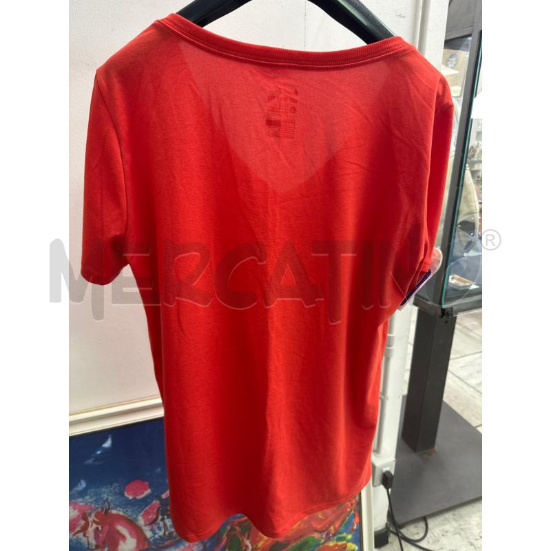 MAGLIA DONNA NIKE ROSSA STAMPA  | Mercatino dell'Usato Montesilvano 3