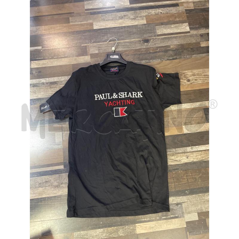 MAGLIA DONNA PAUL & SHARK NERA STAMPA DAVANTI | Mercatino dell'Usato Montesilvano 1