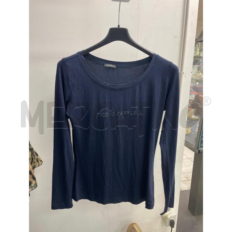 MAGLIA DONNA PENNYPULL BLU SCRITTA GLITTER | Mercatino dell'Usato Montesilvano 1