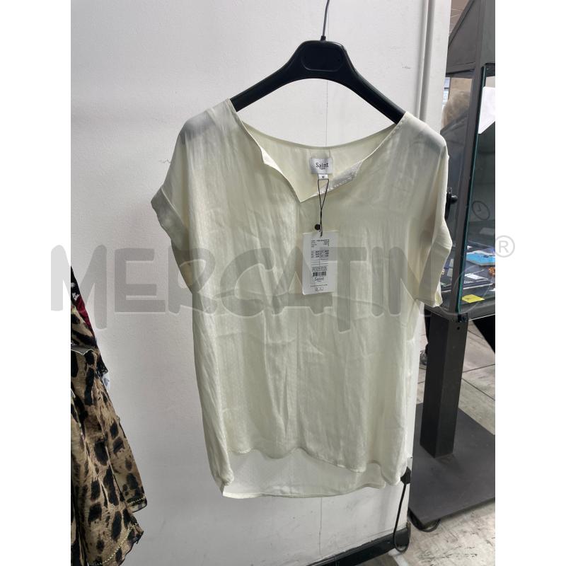MAGLIA DONNA SAINT TROPEZ BIANCA LEGGERA | Mercatino dell'Usato Montesilvano 1
