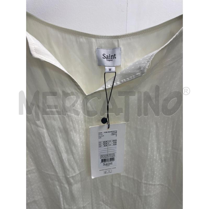 MAGLIA DONNA SAINT TROPEZ BIANCA LEGGERA | Mercatino dell'Usato Montesilvano 2