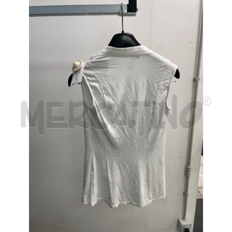 MAGLIA DONNA SANDRO FERRONE BIANCA VOLANT  | Mercatino dell'Usato Montesilvano 3