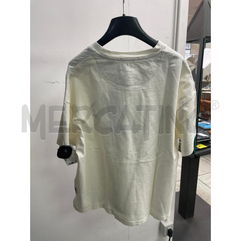 MAGLIA DONNA SCOTCH&SODA BIANCA SCRITTA BLU | Mercatino dell'Usato Montesilvano 3