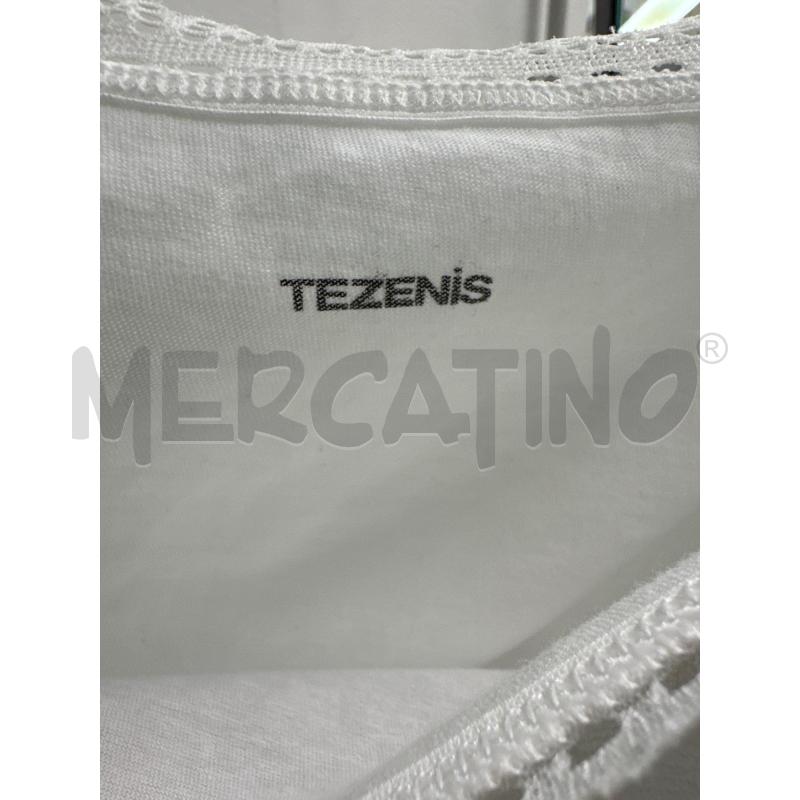 MAGLIA DONNA TEZENIS BIANCA PIZZO  | Mercatino dell'Usato Montesilvano 2