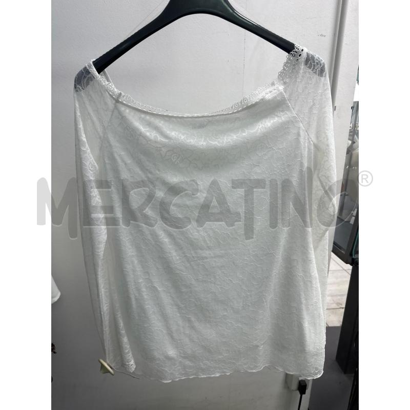 MAGLIA DONNA TEZENIS BIANCA PIZZO  | Mercatino dell'Usato Montesilvano 3