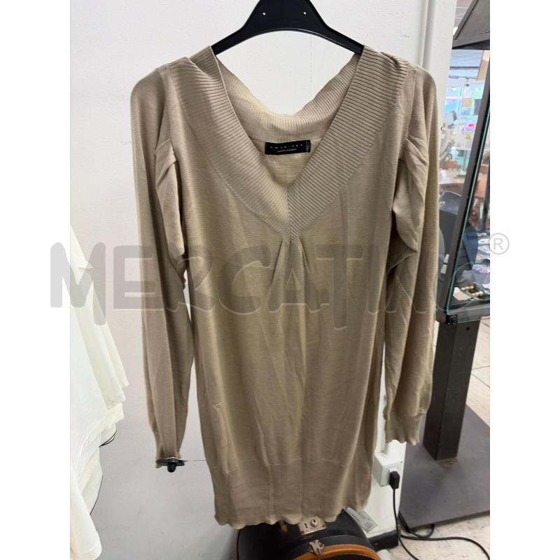 MAGLIA DONNA TWINSET BEIGE SETA | Mercatino dell'Usato Montesilvano 1