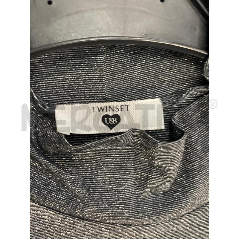 MAGLIA DONNA TWINSET LUREX ARGENTATA | Mercatino dell'Usato Montesilvano 2