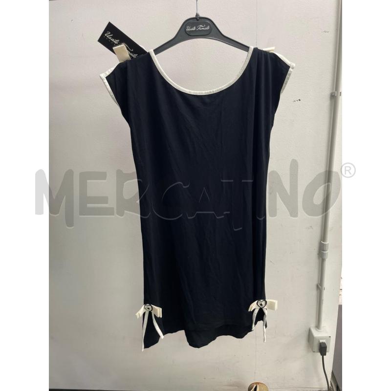 MAGLIA DONNA TWINSET NERA FIOCCHETTI BIANCHI | Mercatino dell'Usato Montesilvano 1