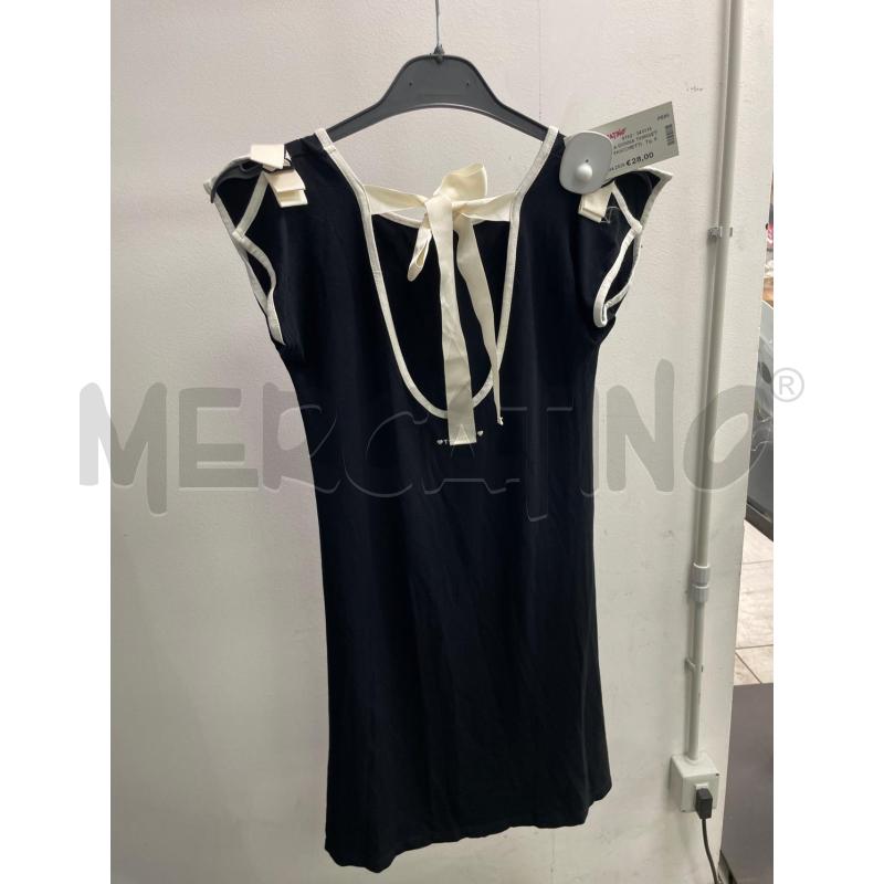 MAGLIA DONNA TWINSET NERA FIOCCHETTI BIANCHI | Mercatino dell'Usato Montesilvano 2