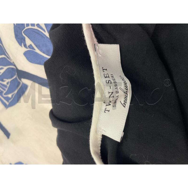 MAGLIA DONNA TWINSET NERA FIOCCHETTI BIANCHI | Mercatino dell'Usato Montesilvano 3