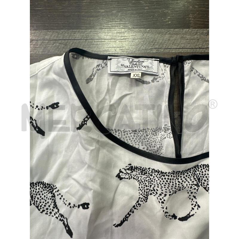MAGLIA DONNA VALENTINA VLT'S BIANCA LEOPARDI | Mercatino dell'Usato Montesilvano 2
