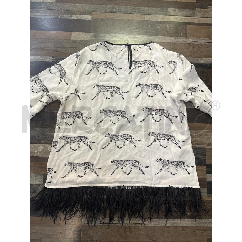 MAGLIA DONNA VALENTINA VLT'S BIANCA LEOPARDI | Mercatino dell'Usato Montesilvano 3