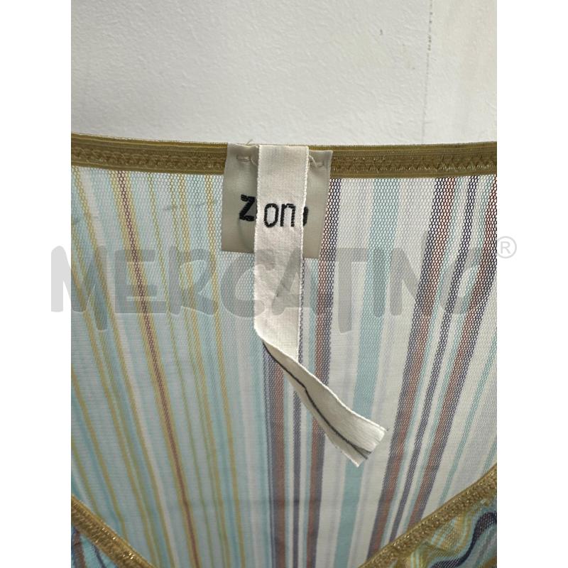 MAGLIA DONNA VELATA ZINCO TURCHESE RIGHINE MARRO GIALLE  | Mercatino dell'Usato Montesilvano 2