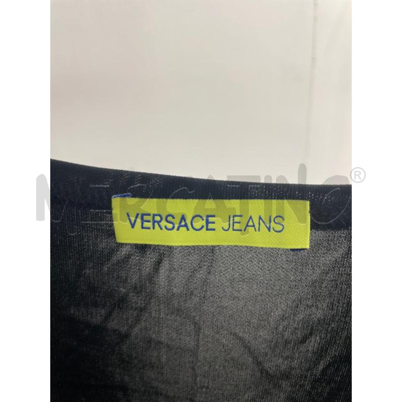 MAGLIA DONNA VERSACE JEANS NERA FANTASIA METÀ | Mercatino dell'Usato Montesilvano 2