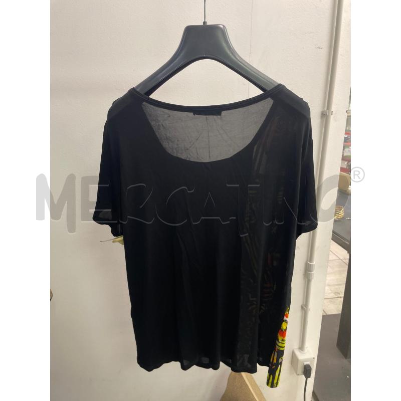 MAGLIA DONNA VERSACE JEANS NERA FANTASIA METÀ | Mercatino dell'Usato Montesilvano 3