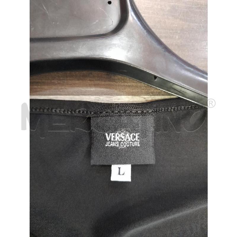 MAGLIA DONNA VERSACE NERA PALLINI VIOLA | Mercatino dell'Usato Montesilvano 2