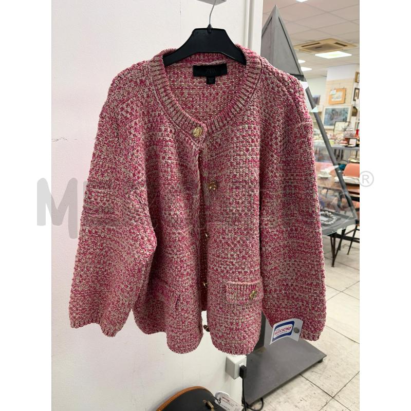 MAGLIA DONNA ZARA ROSA BIANCA PERTA  | Mercatino dell'Usato Montesilvano 1