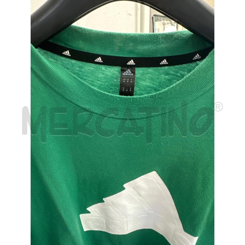 MAGLIA UOMO ADIDAS VERDE LOGO BIANCO | Mercatino dell'Usato Montesilvano 2