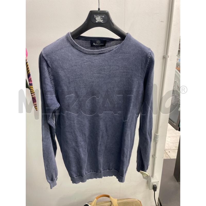 MAGLIA UOMO AQUASCUTUM BLU  | Mercatino dell'Usato Montesilvano 1