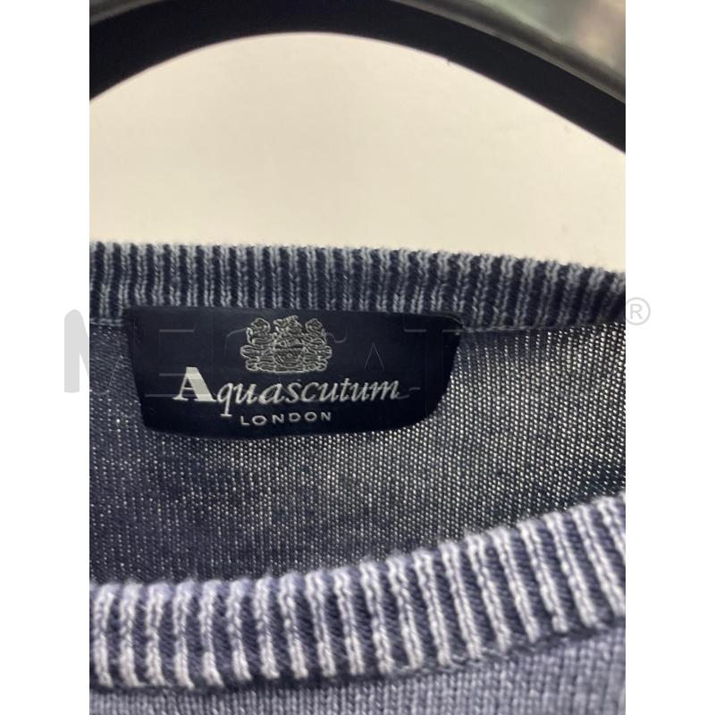 MAGLIA UOMO AQUASCUTUM BLU  | Mercatino dell'Usato Montesilvano 2